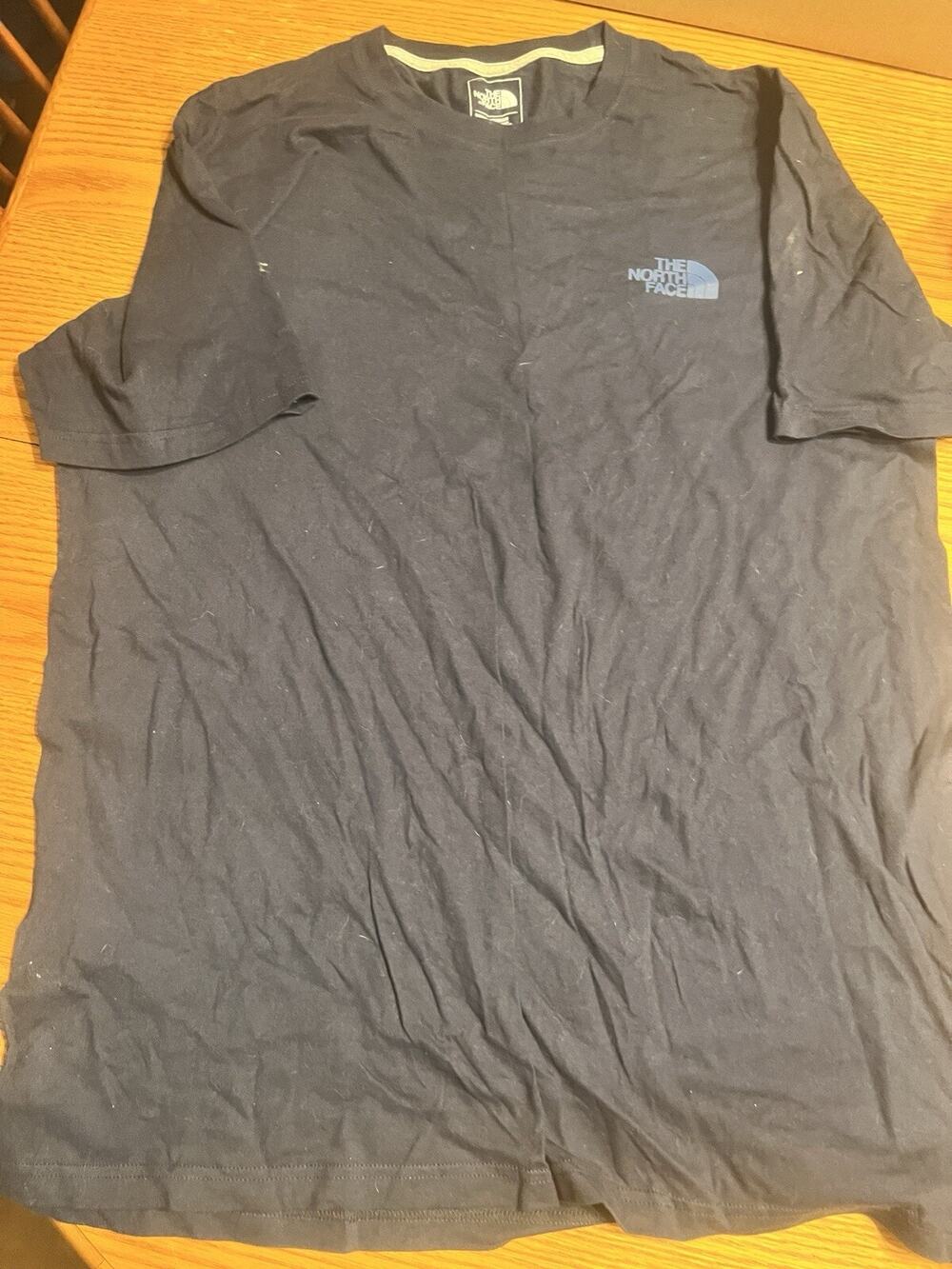 The North Face T-Shirt Men’s XL Blue Logo Short Sleeve